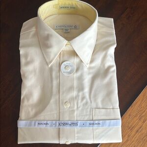 Joseph & Feiss Cream Formal Dress Shirt